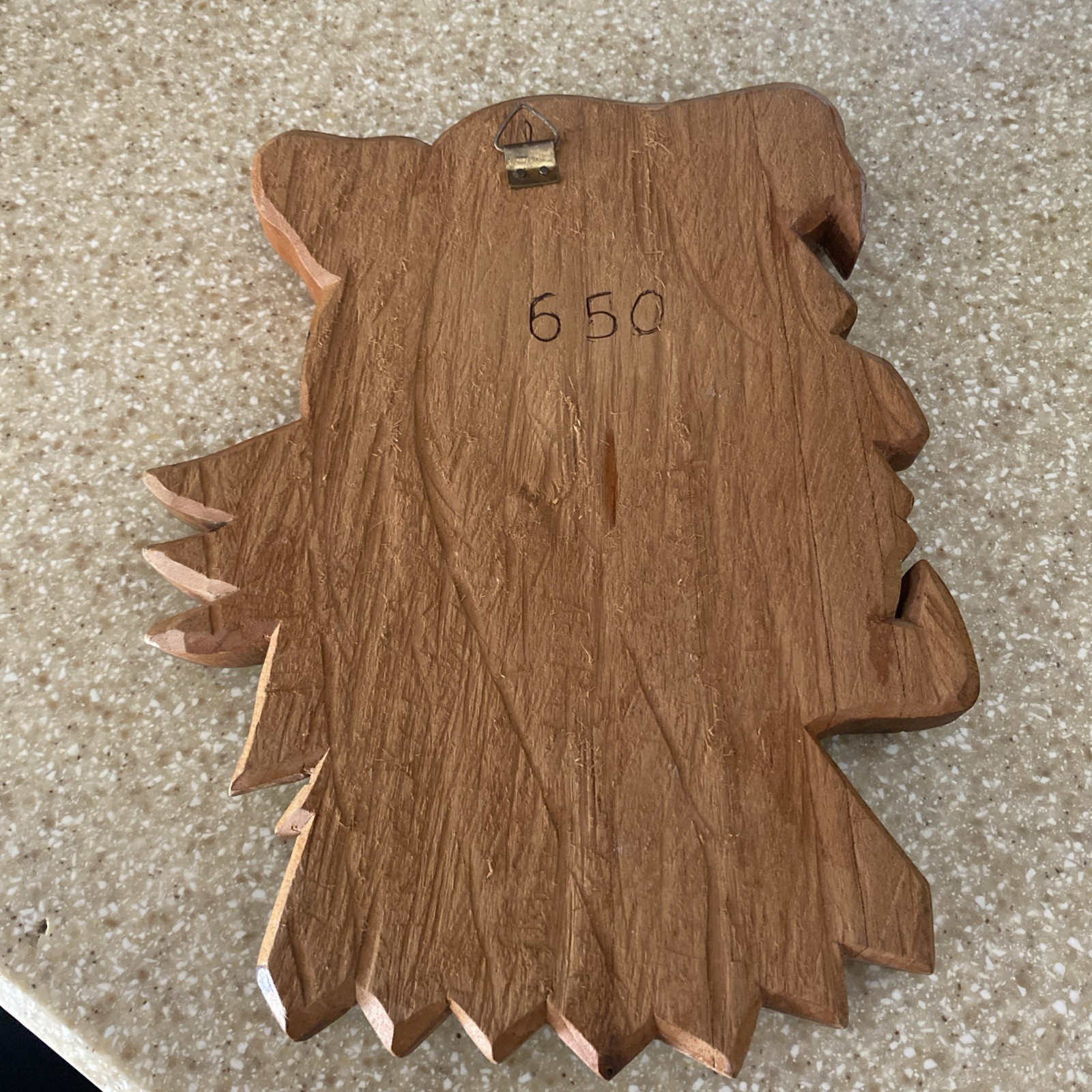 Jaguar Warrior, Aztec and Maya Culture, Mexican Art, 3D carving, handmade 9”x7”