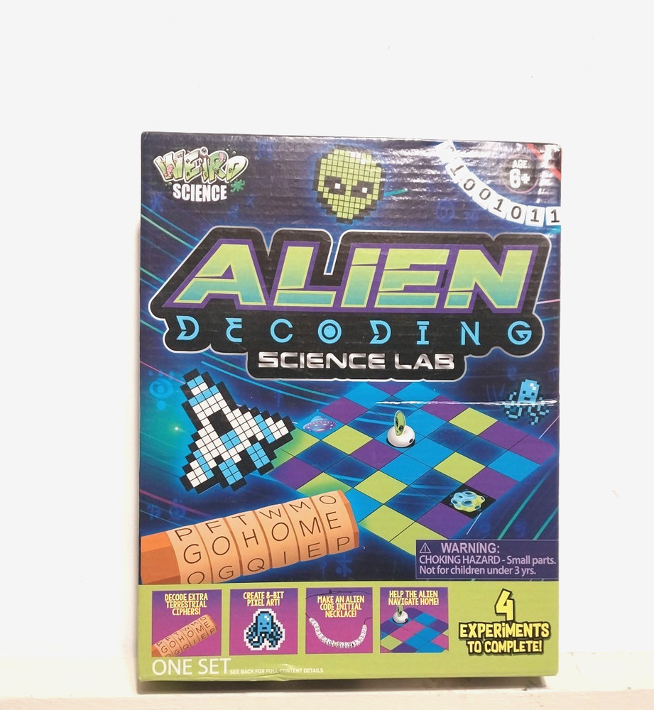 Weird Science Alien Decoding Science Lab-4 experiments to complete age 6+ -NEW