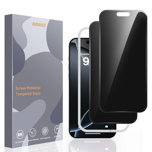 Compatible for iPhone 17 Privacy Screen Protector iPhone 17 - 6.3 inch Black