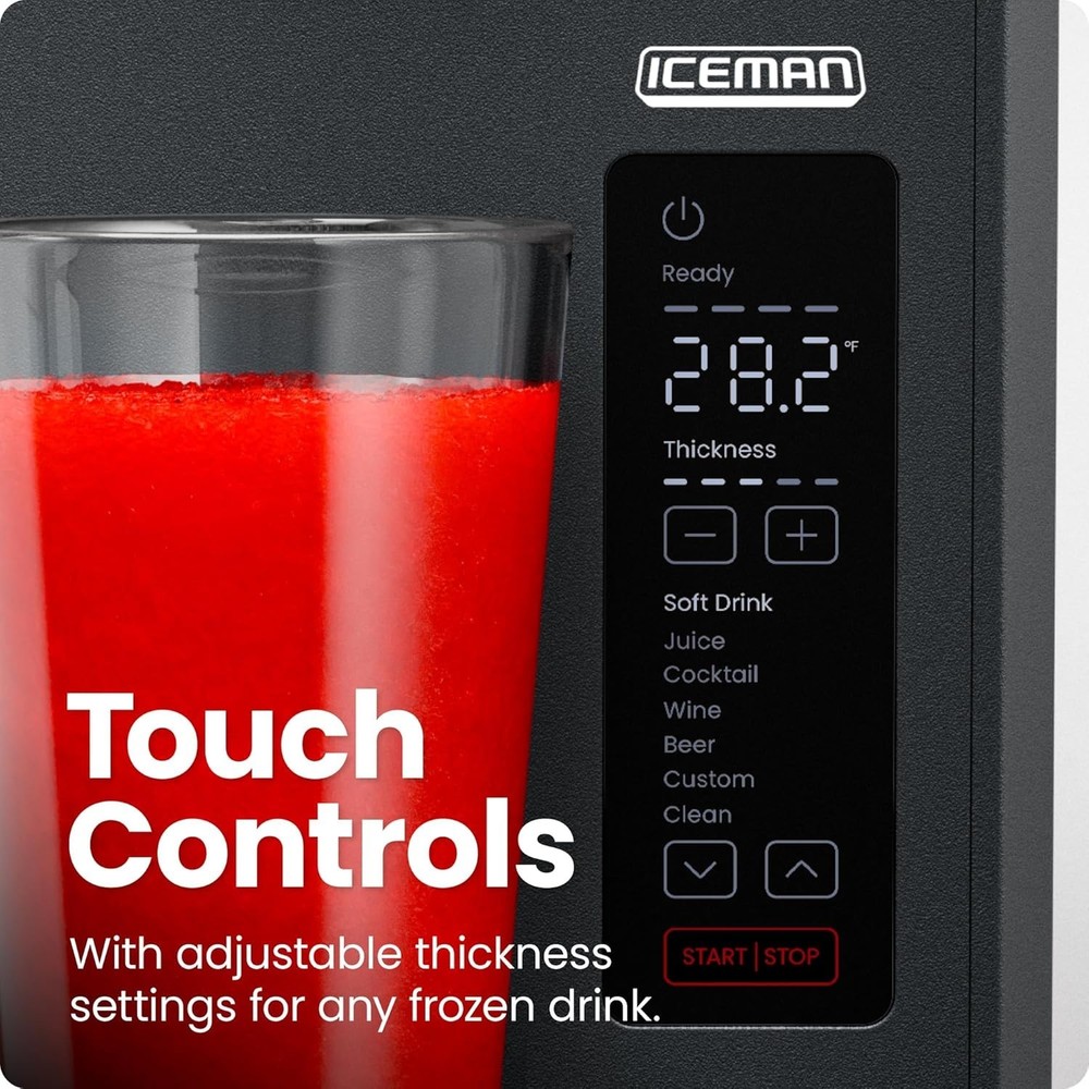 Quick-Freeze 68oz Slushy Maker - Chefman Automatic Drink Machine with 5 Settings