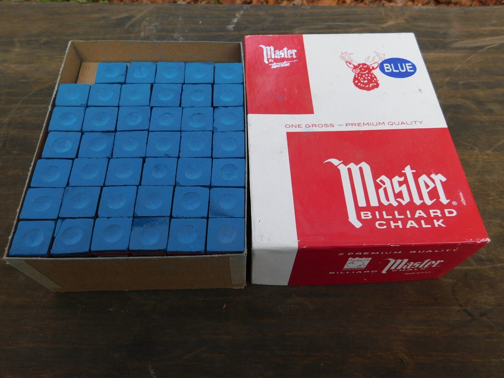 Blue Master Billiard Chalk 5 pieces
