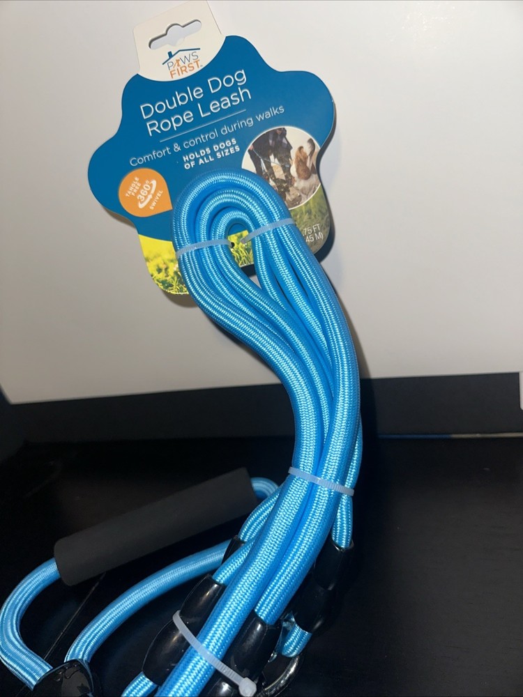 Paws First Double Dog Rope Leash