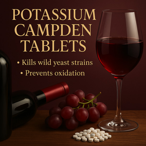 LD Carlson Potassium Campden Tablets 100 ct