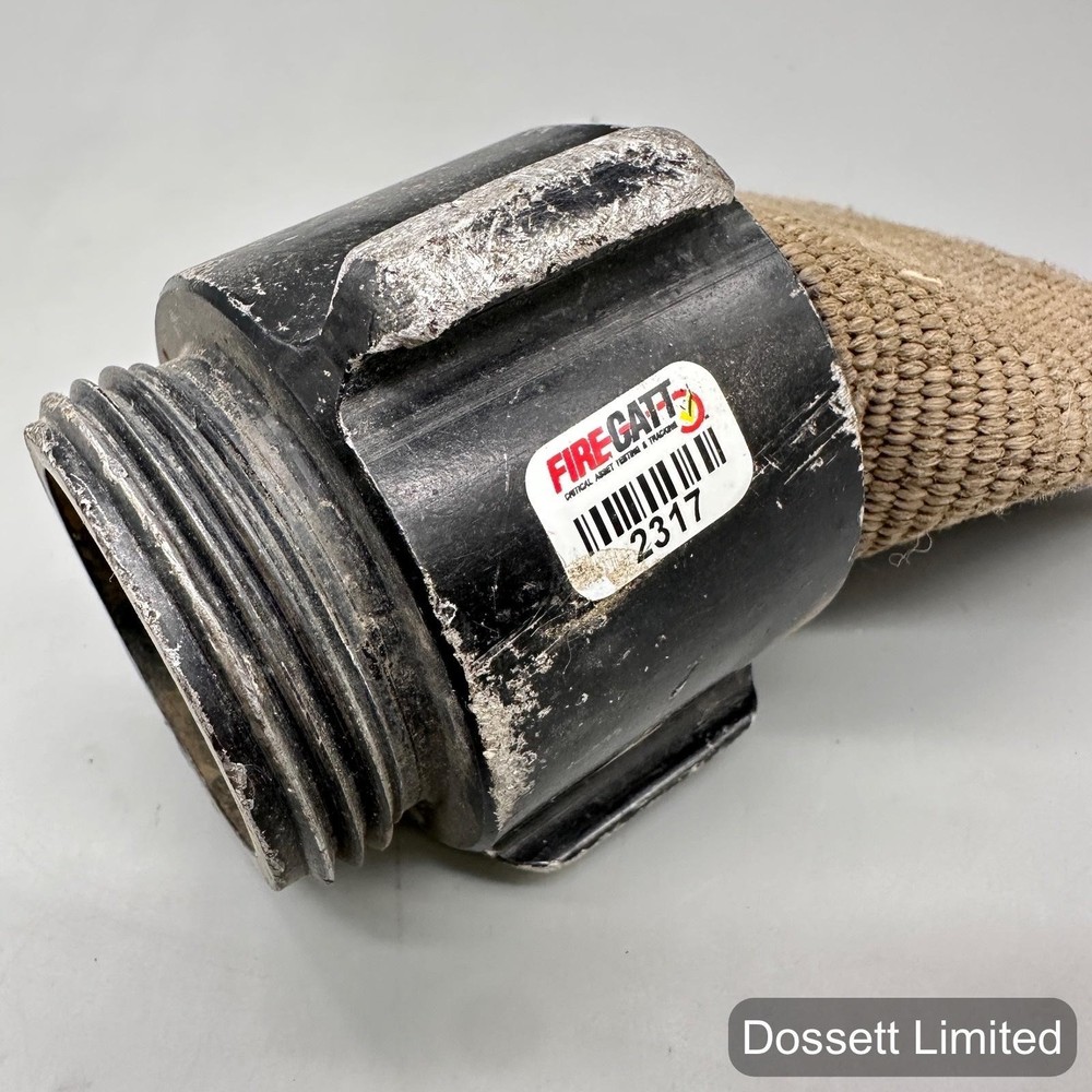 1-1/2" Hose With 1-1/2" Threaded Coupling Industrial FireCAT Adapter Used
