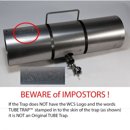Authentic WCS Tube Traps - Squirrel Pest Control - Choose Model & Size Variation