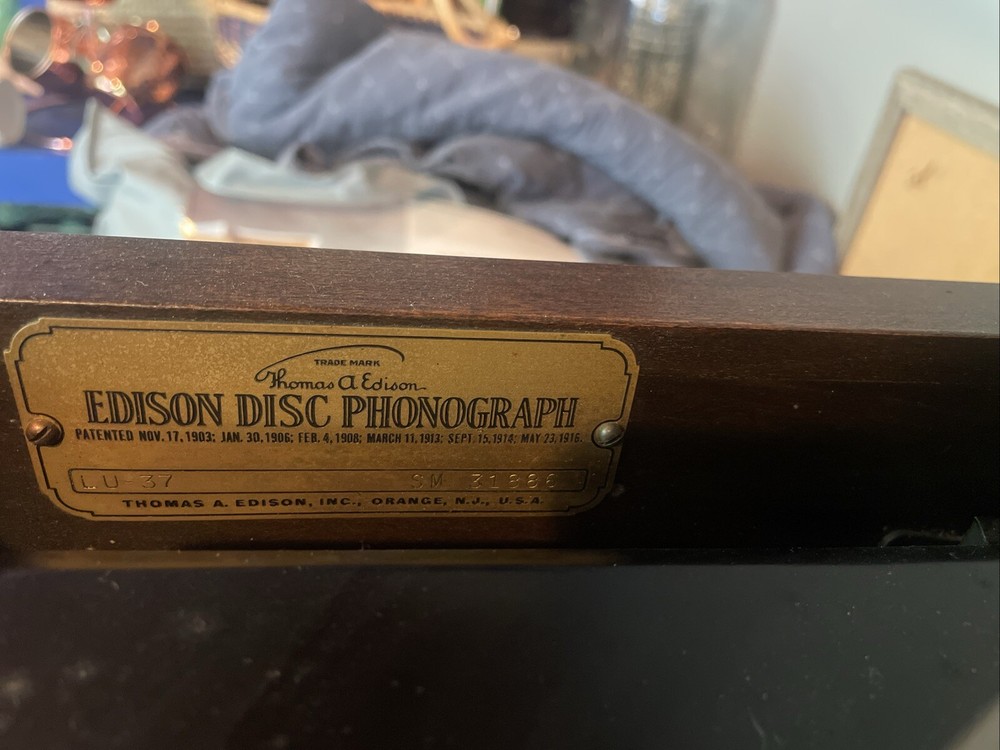 Antique Edison Disc Phonograph