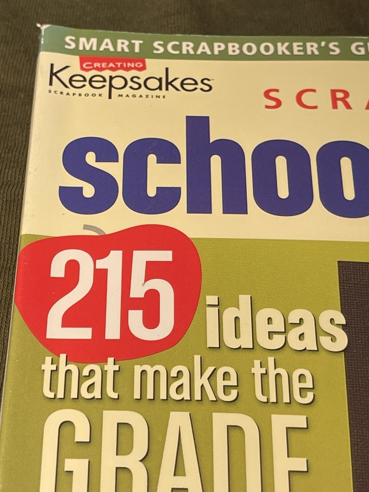Creating Keepsakes - Scrapbooking school memories