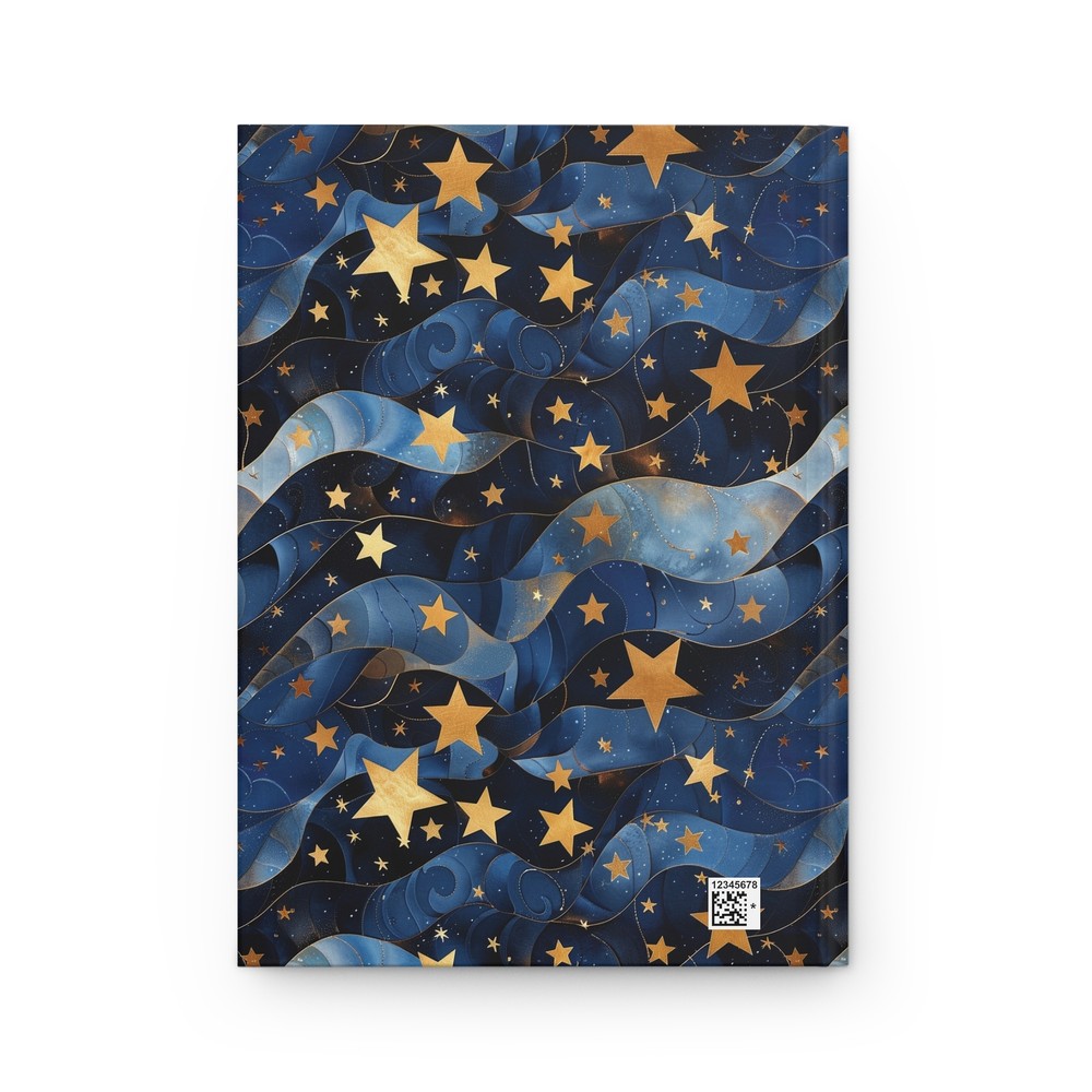 Stellar Night Sky Hardcover Journal - Celestial Notes