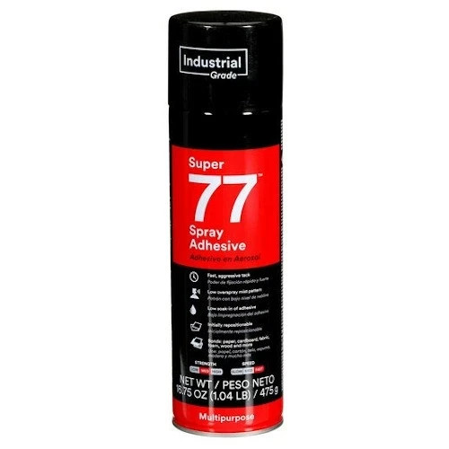 3M Super 77 Multi-Purpose Spray Adhesive,  Low VOC