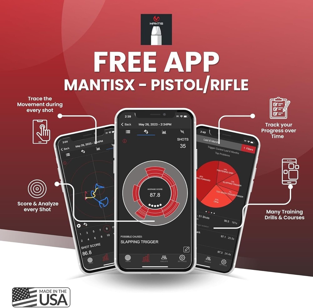 X3 Shooting Performance System |Dry Fire Training System | Works with Any Pis...