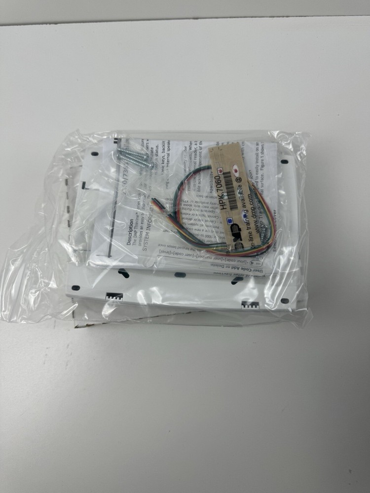 Dmp 7360-w Thinline Icon Keypad White Processor Panel