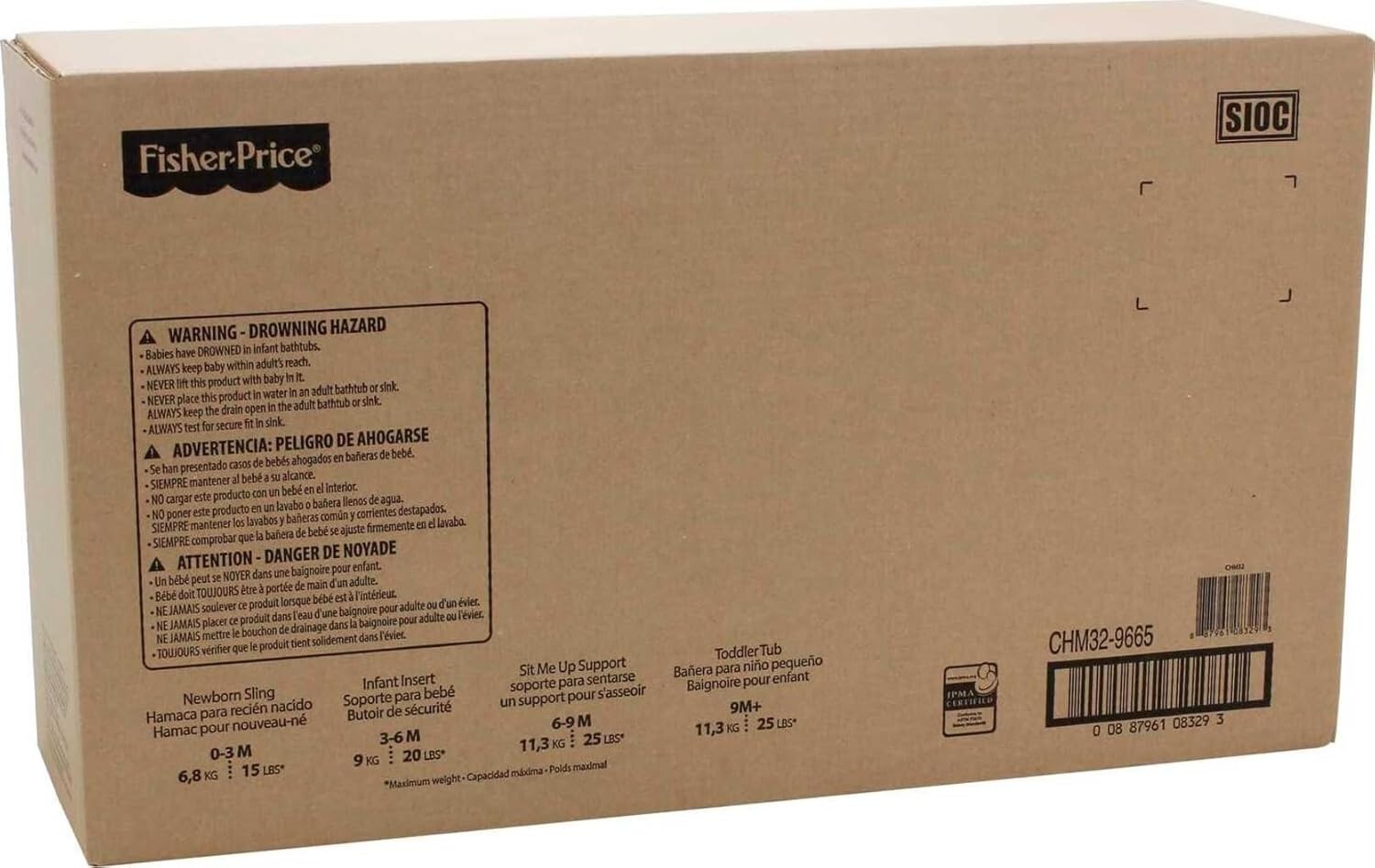 Fisher-Price Baby to Toddler Bath 4-in-1 Slingn Seat Tub 2 Toys Green