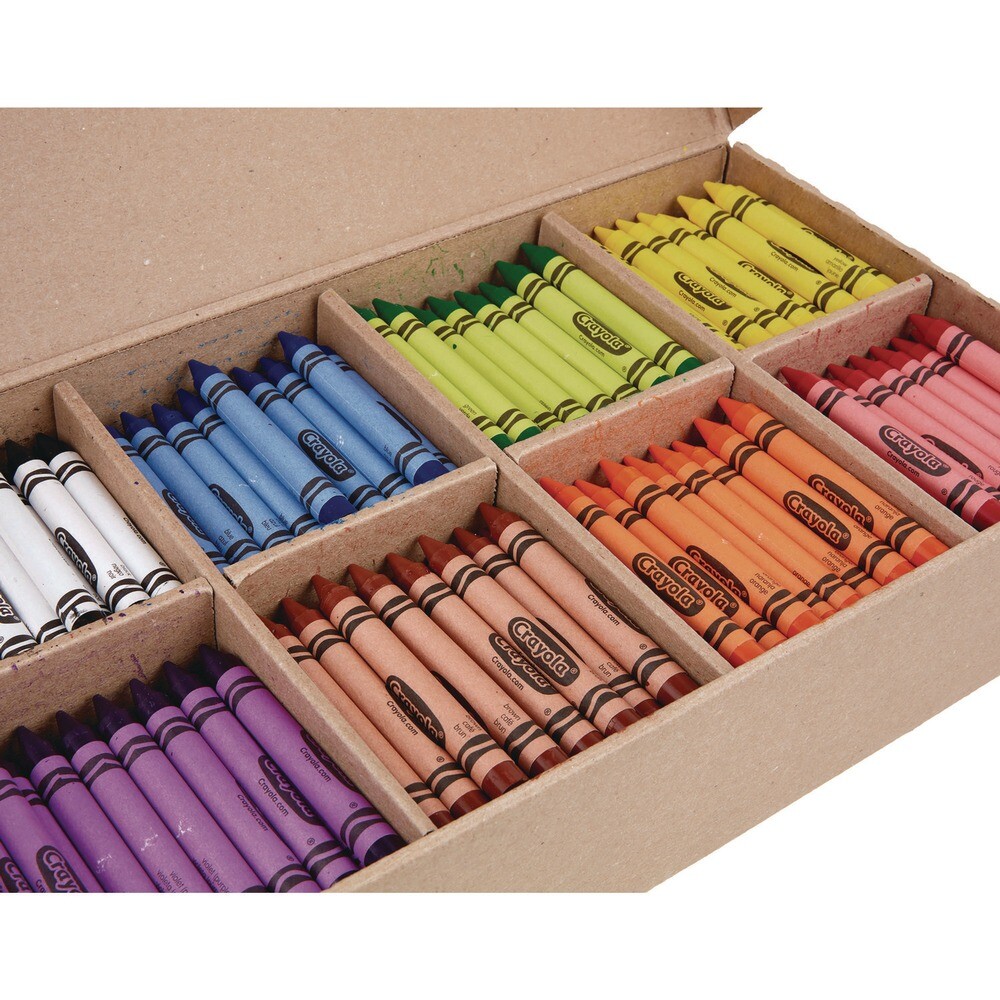 Crayola 528038 Classpack Large Size Crayons - Assorted (400/Box) New
