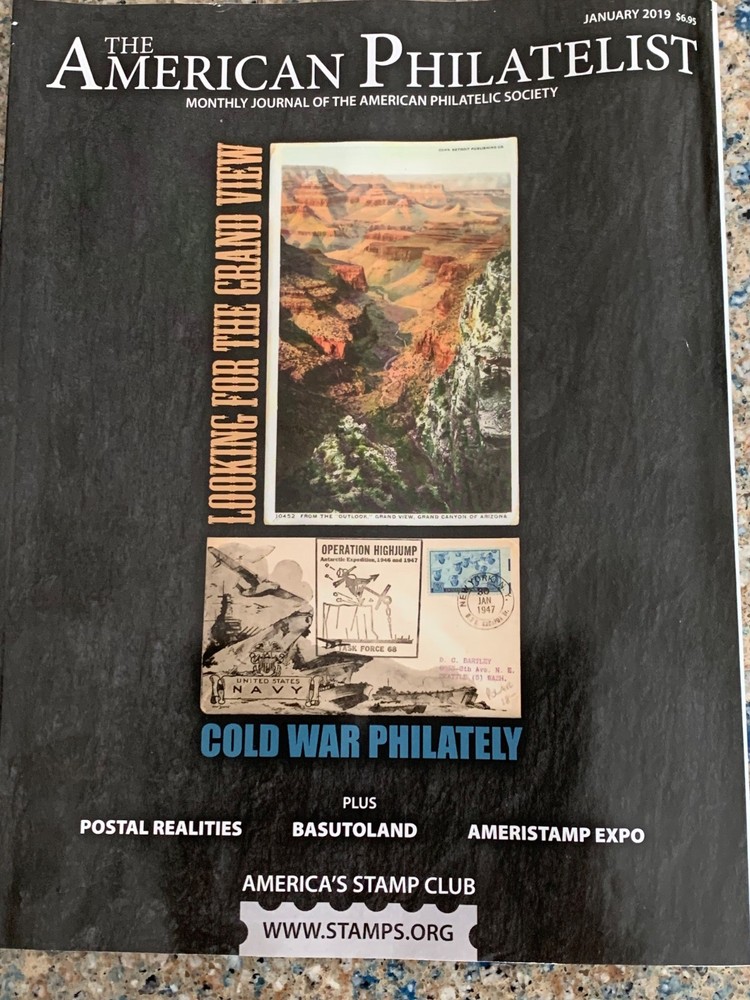 American Philatelist Magazine  2019,  January