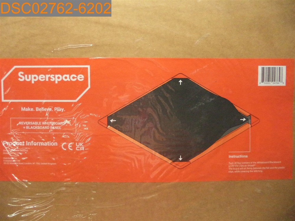 Superspace, Reversable Whiteboard + Blackboard Panel, 850031047648