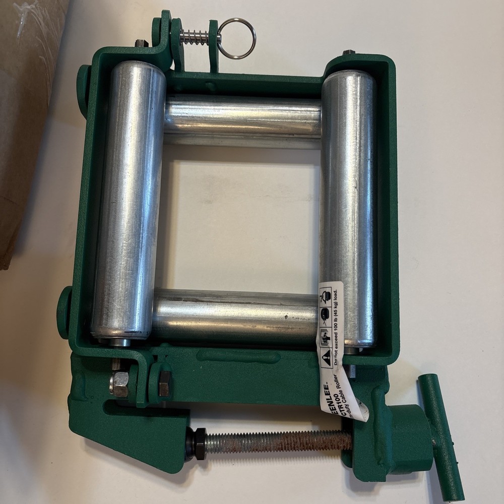 Greenlee CTR100 Medium Duty Cable Roller OPEN BOX NEW ROLLER FREE SHIPPING