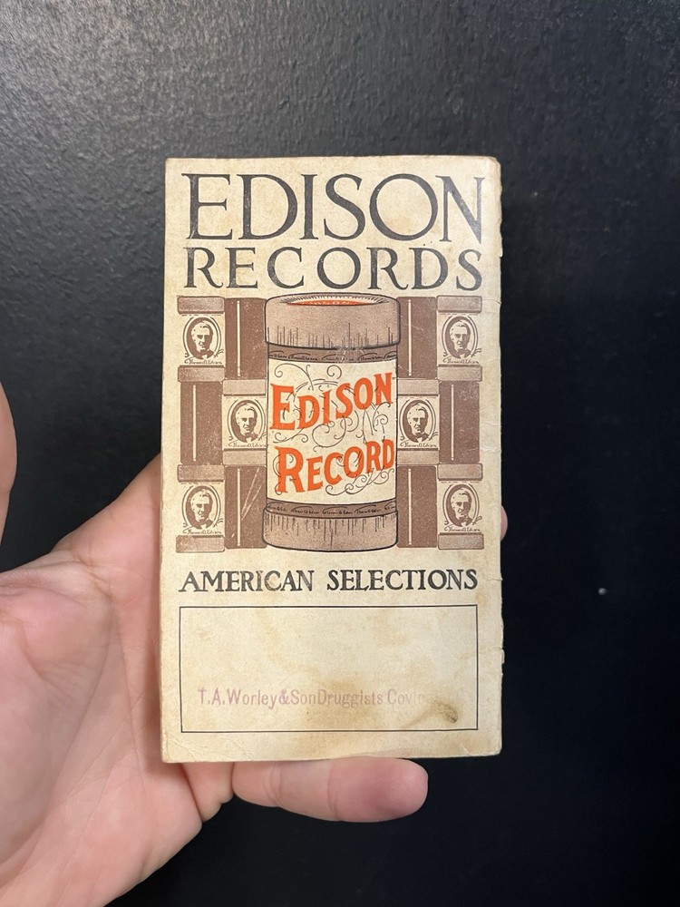 Edison Phonograph Record Catalog 1909