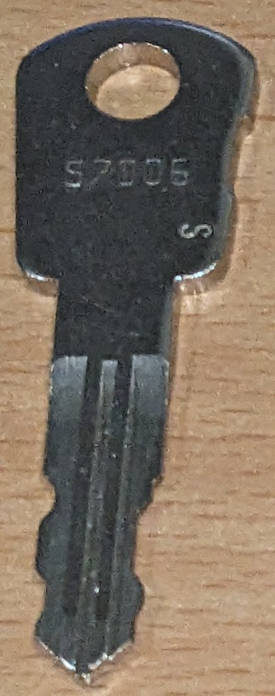GREENWALD SENTINEL 2 KEY PART #GW91-2000-19 CODED S7006