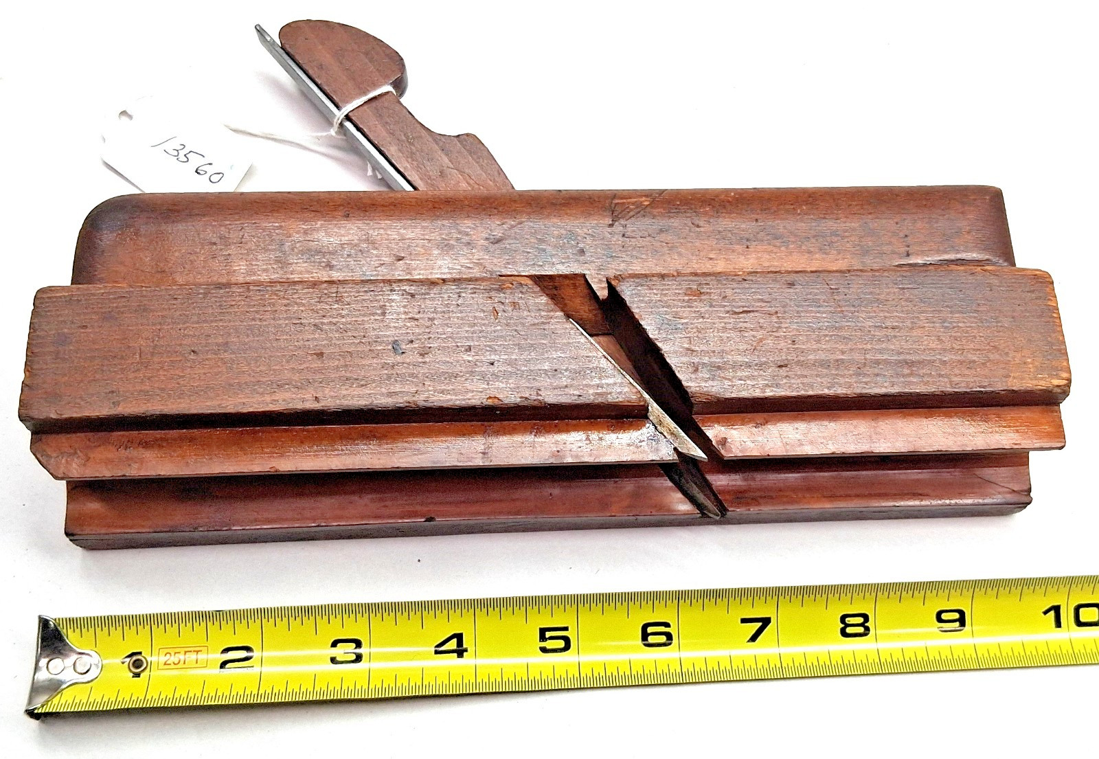 Wooden Hollow Wood Plane, C.W. HOLDEN Woodworkers Molding Plane