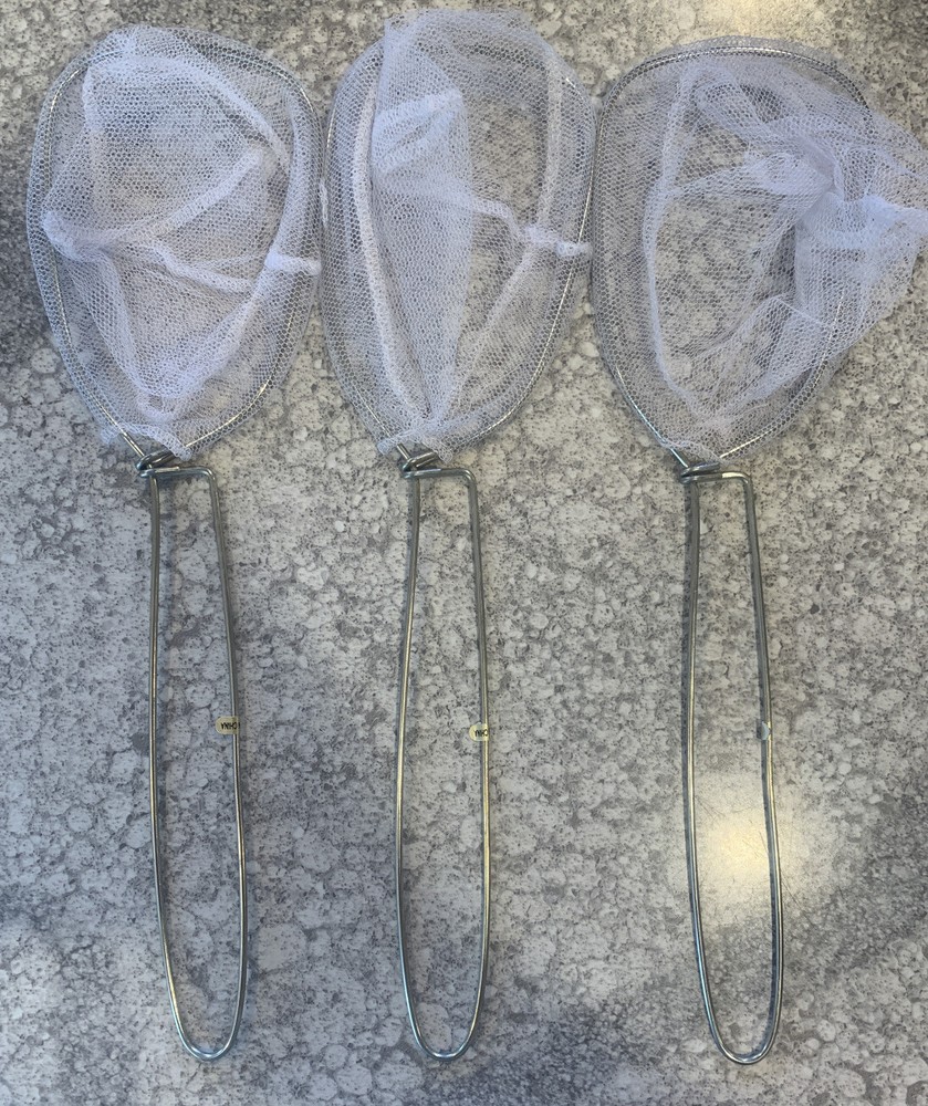 3 Pieces Minnow Bait Bucket Dip Nets