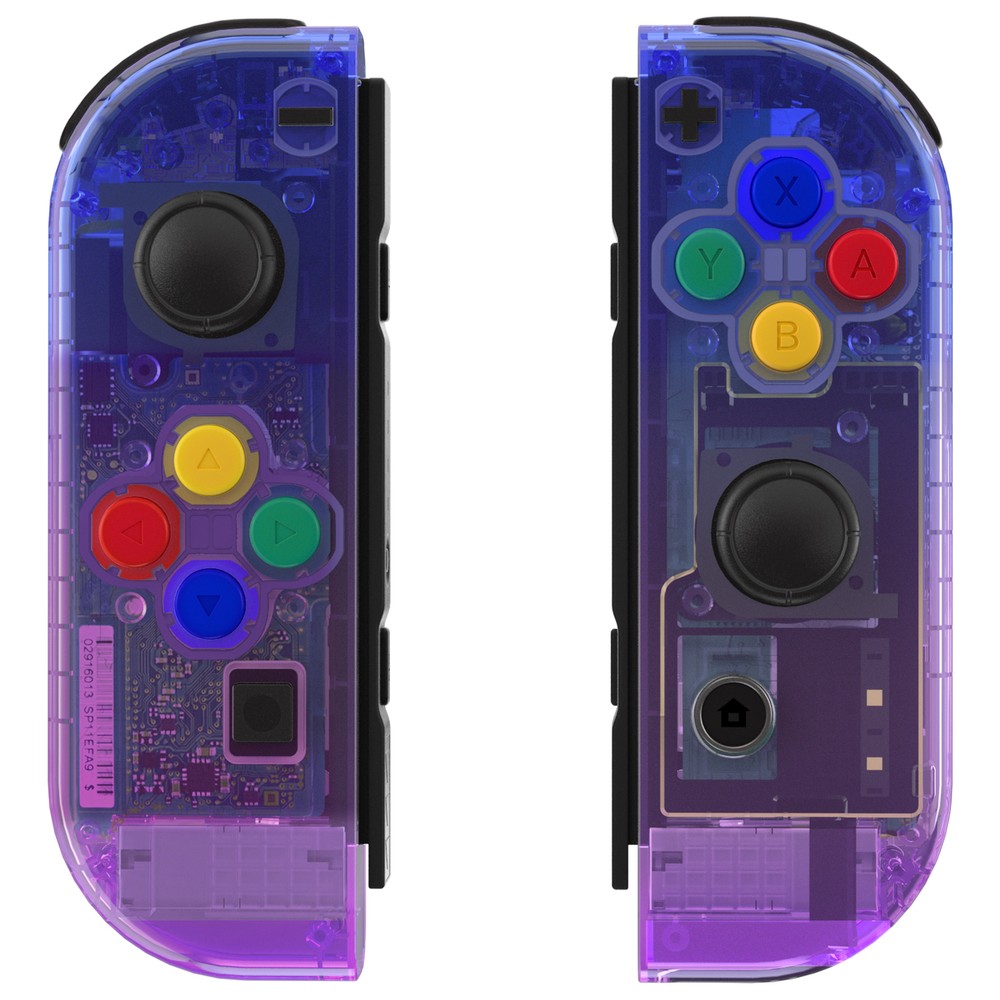Clear Housing Shell Buttons Replacement For Nintendo Switch Joy Con Controller