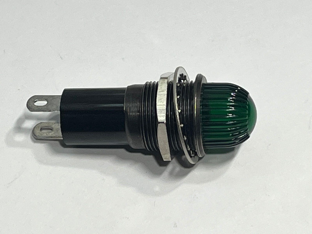 LOT OF 5 GREEN DIALIGHT PANEL INDICATOR LIGHTS