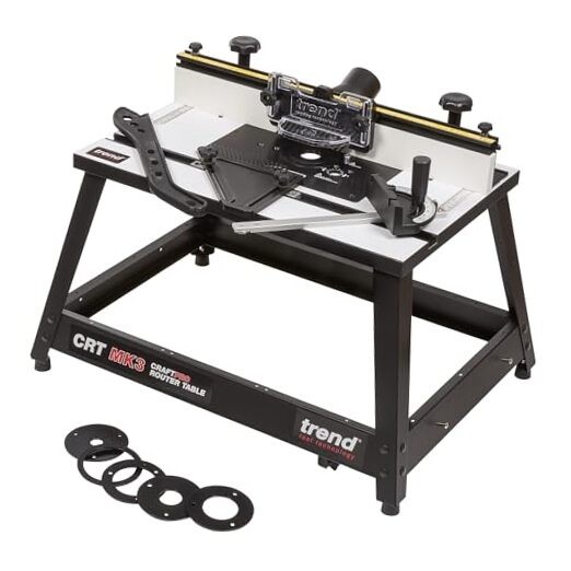 Trend Portable Benchtop Router Table with Robust Construction for Workshop &