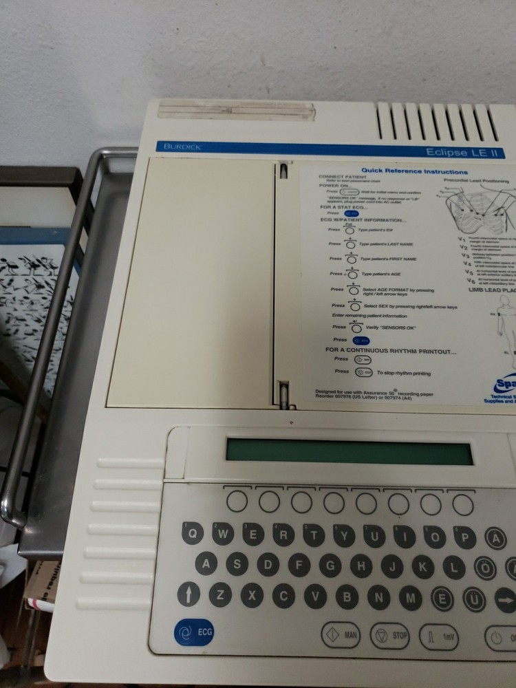 Burdick Eclipse LE Multi Channel Medical ECG EKG Machine JEC1