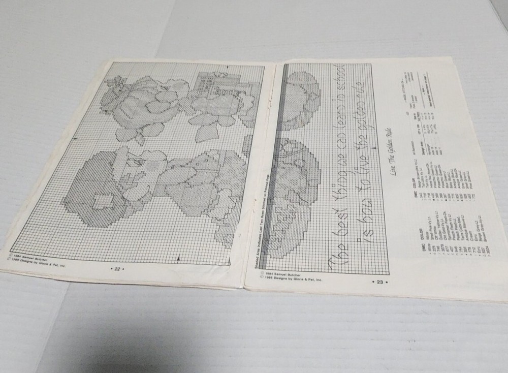 Precious Moments needle point pattern