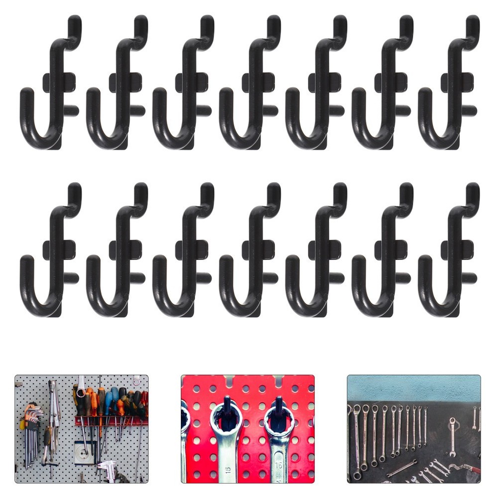 50PCS Peg Board Hook Plastic Display Hook Shelf Hanging Supply