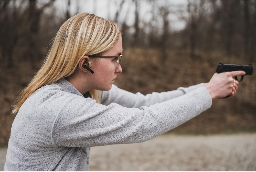 E-MAX Shadows 23 NRR - Electronic Hearing Protection with Bluetooth Connectiv...
