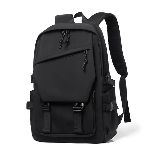 Stylish Solid Color Simple Backpack Large Capacity Multifunctional Backpack Wate