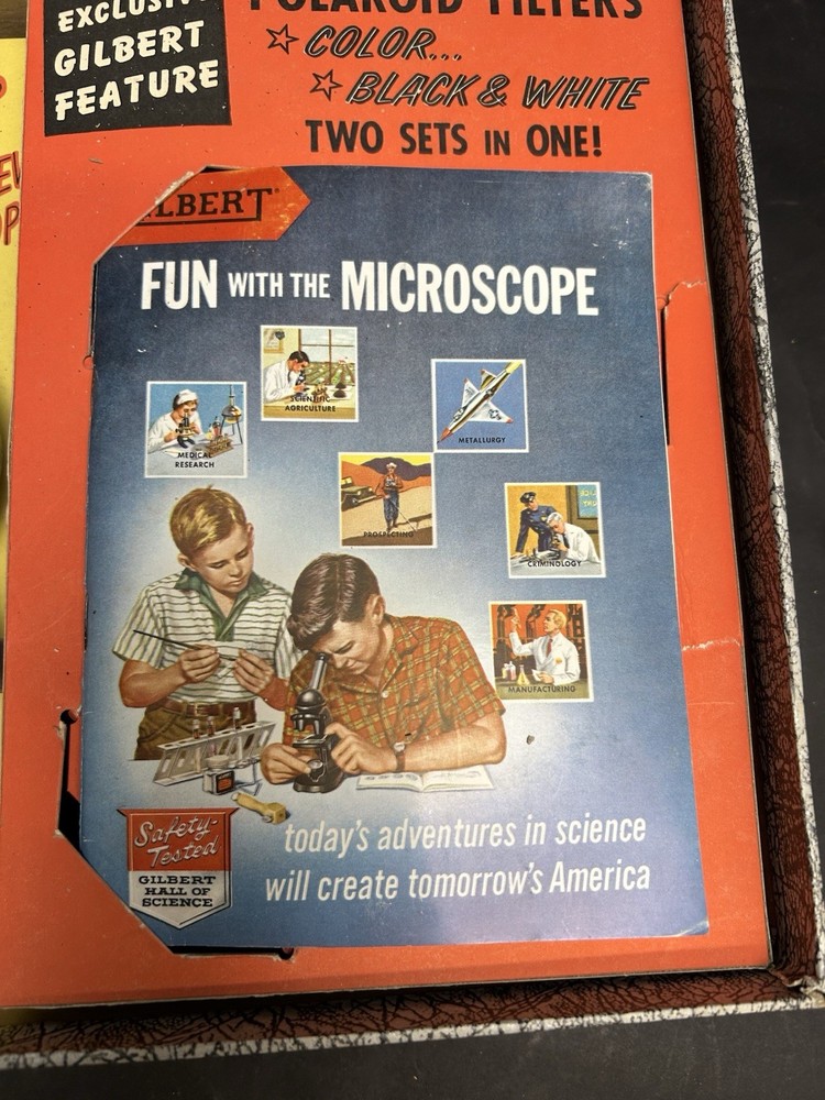 Gilbert Junior Microscope And Lab Set No. 13013