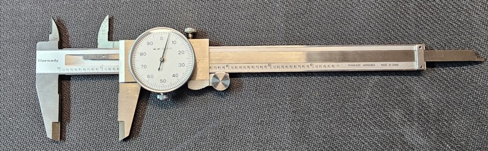 Hornady 6" Dial Caliper with Plastic Case