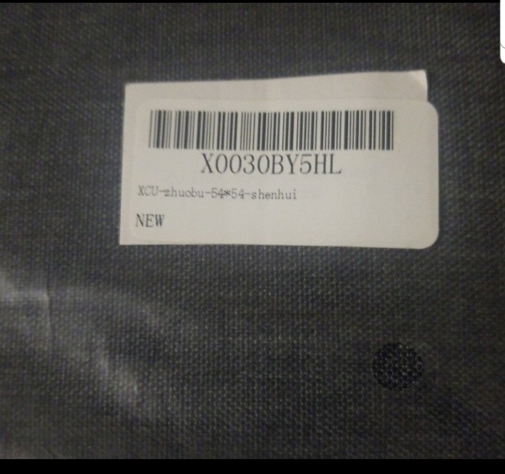 ANUWAA Dark Grey Rectangle Tablecloth, Wrinkle Resistant & Waterproof Linen Fabr
