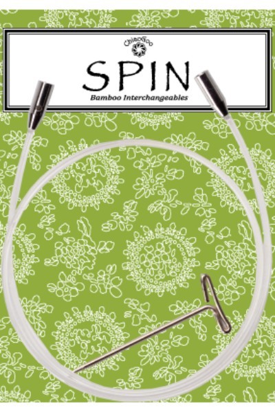 ChiaoGoo SPIN Large Interchangeable Nylon Cables - For US-9 to US-15 Tips