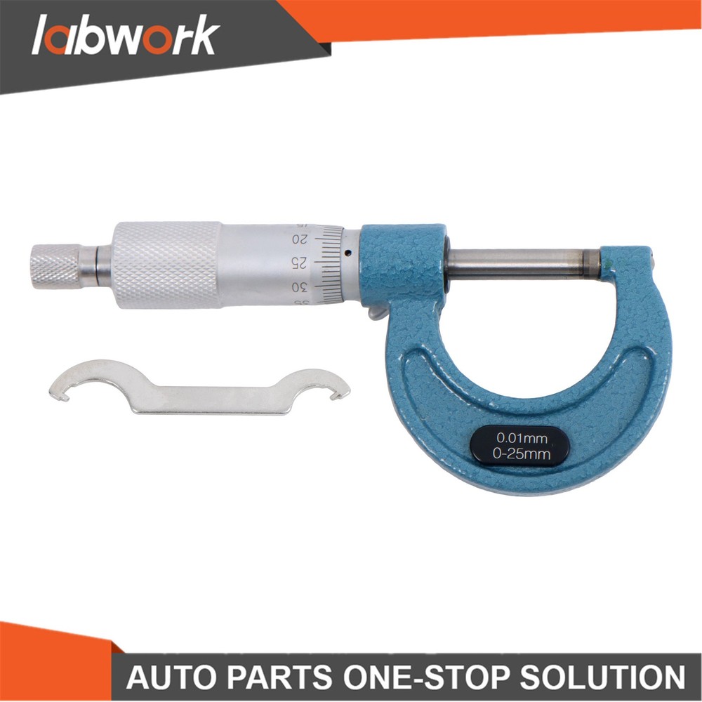 Labwork Outside Micrometer 0-1" Measuring Tool 0.0001" Graduation Set