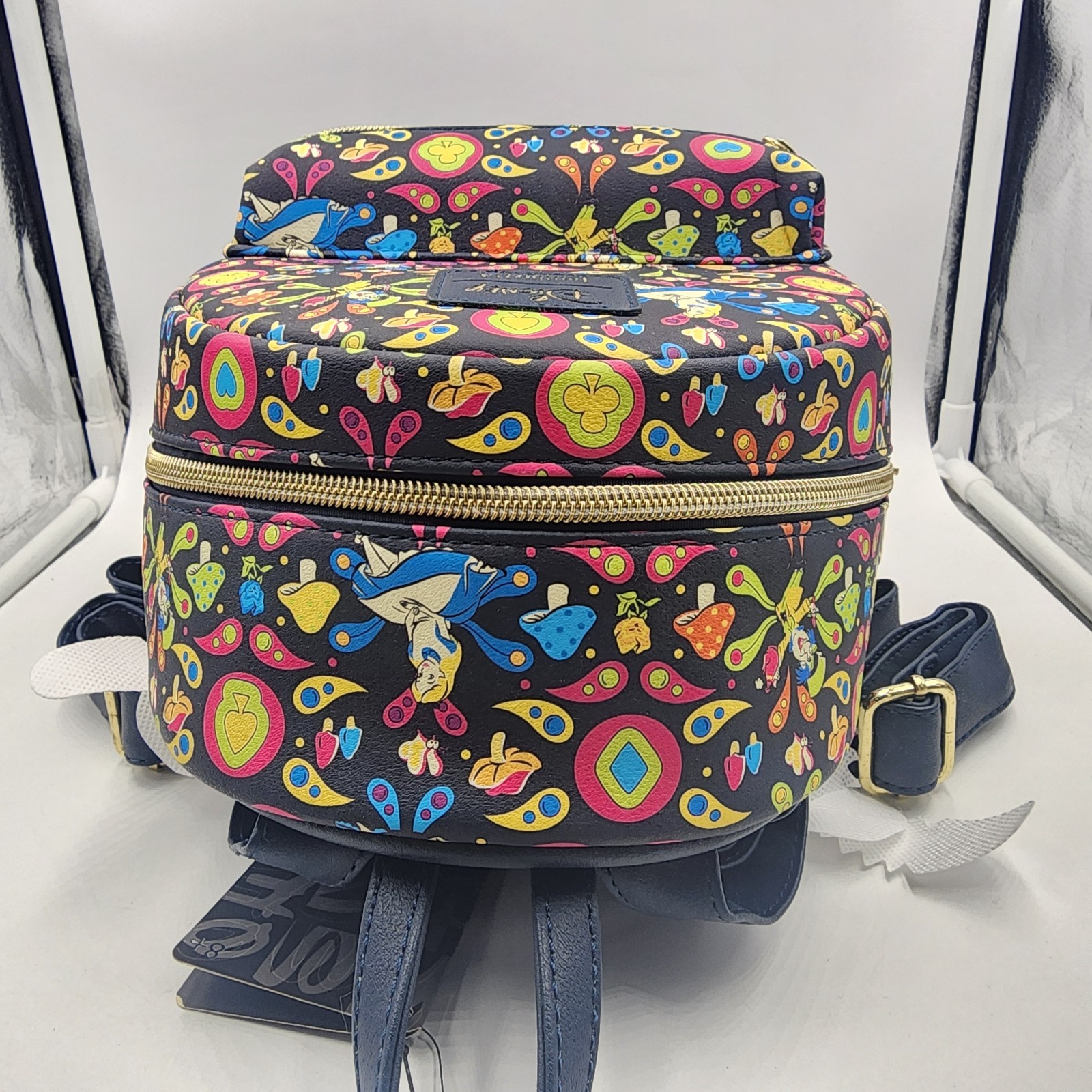 Loungefly Disney Alice in Wonderland Retro Mini Backpack NWT