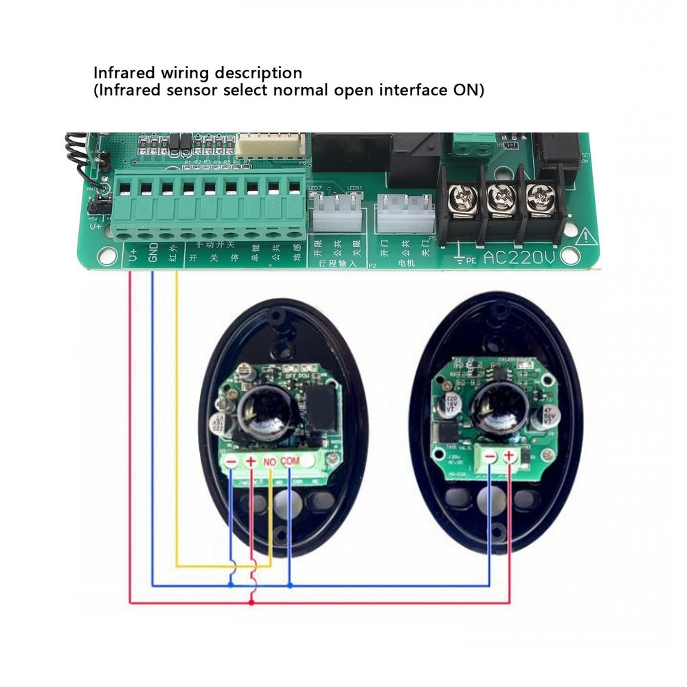 Universal Circuit Control Board For Sliding Gate Opener Main Electronic Control