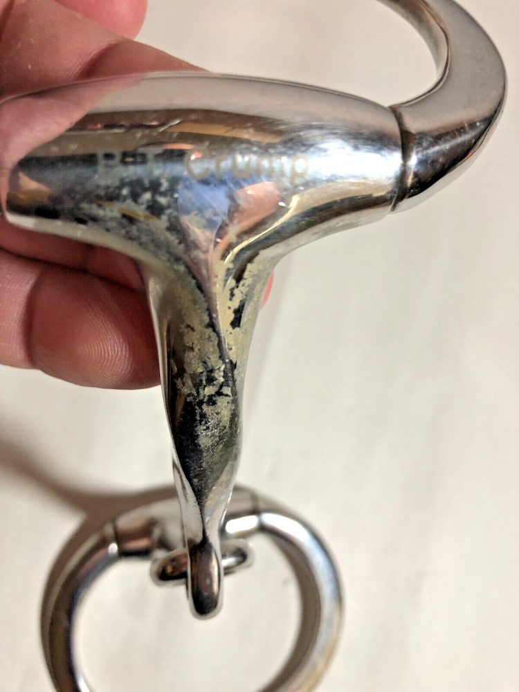 5" BT Crump Slow Twist Eggbutt Snaffle Bit