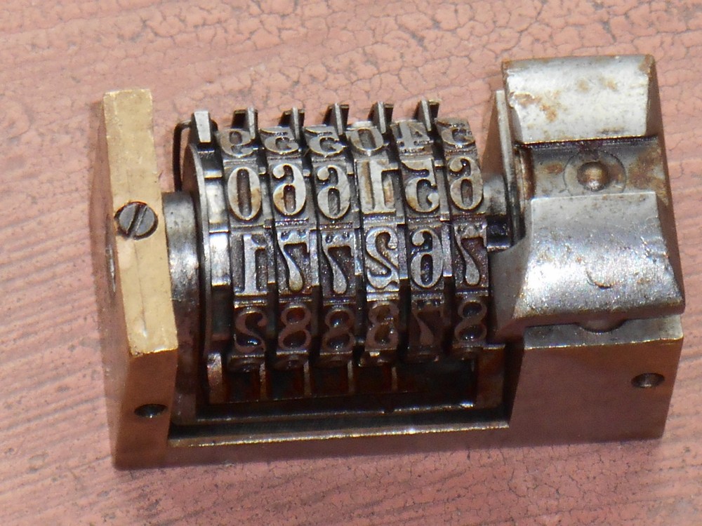 Letterpress Numbering machine (BATES) 6 digits | 8398
