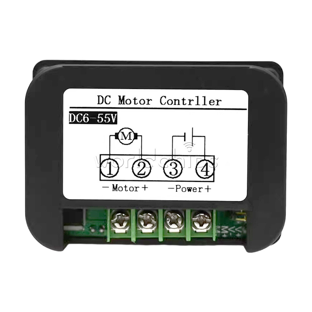 DC6-55V 30A Brush Motor Speed Controller LCD Digital Wireless Remote Control DIY
