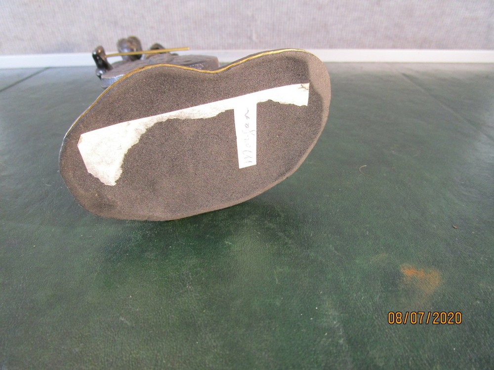 Bronze Cello Player Statue 9"