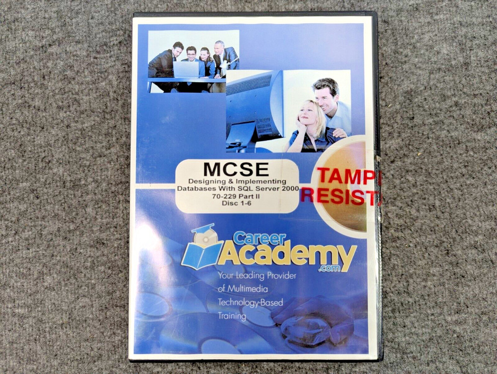 Career Academy Microsoft MSCE Training Software CD-ROM Lot Visual Studio C# SQL