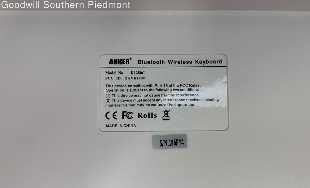 Anker K1280C Bluetooth Wireless Keyboard - Open Box