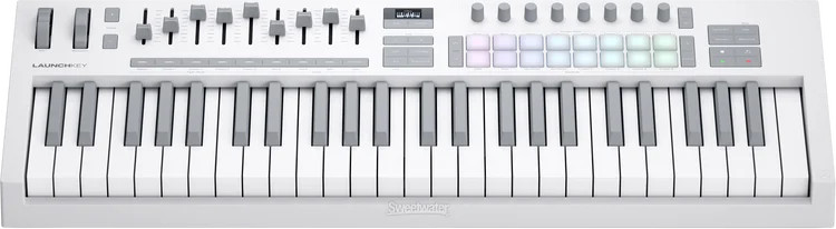 Novation Launchkey 49 MK4 49-key Keyboard Controller - White