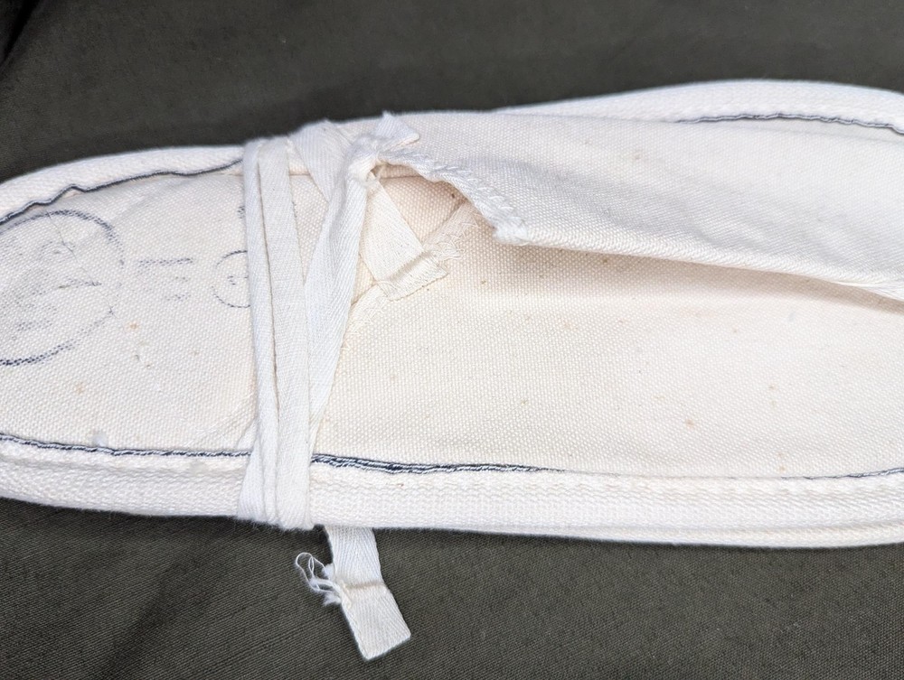 Vintage WWII era US Hospital Slippers Medical Shoes Medium 1940s New Old Stock