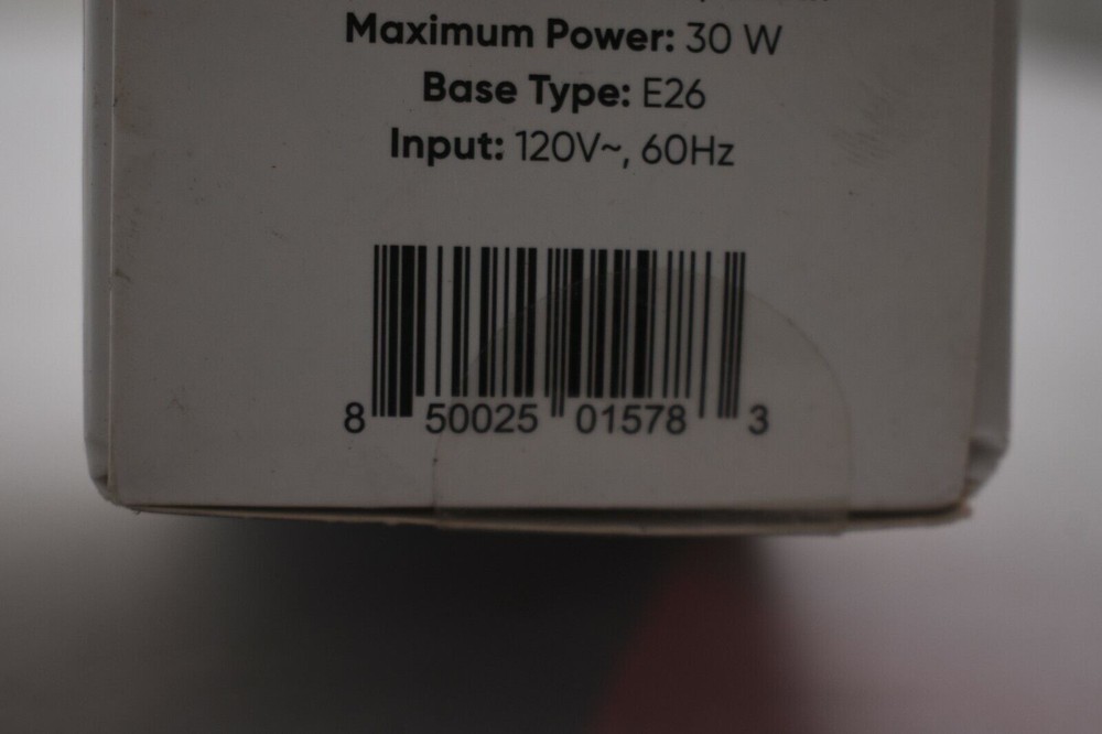 Wyze Security 5 Volt 30 Watt E26 Base Light Socket Power Adapter Add On Unit