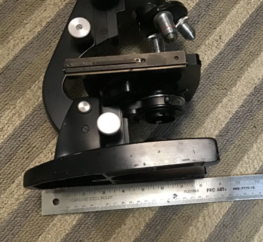 Old AO Spenser Microscope~Queens Hospital Center New York,NY~Rare Science Device