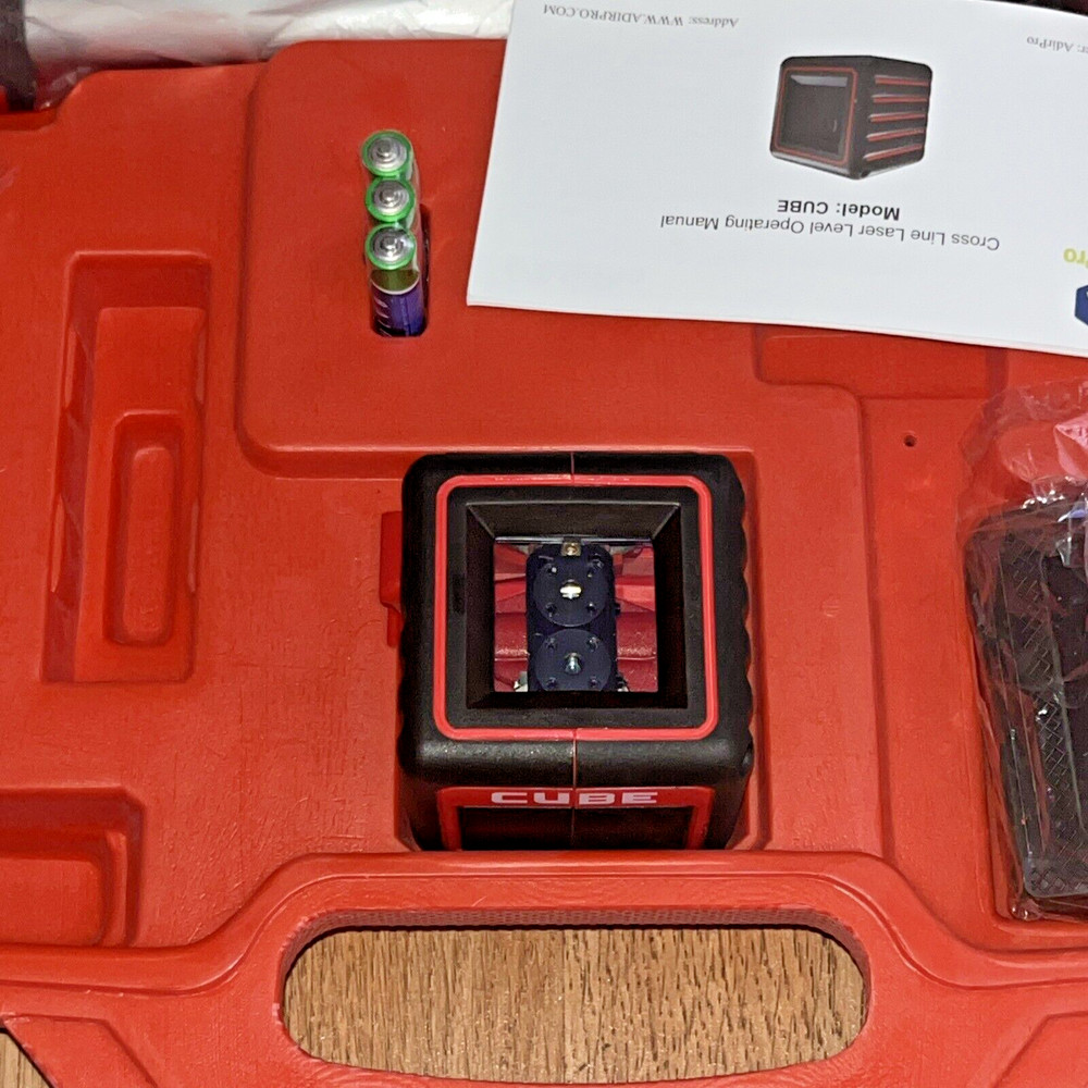 ADIRpro Cube Laser Level Ultimate Edition - Self Leveling - Shockproof Housing